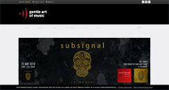 Desktop Screenshot of gentleartofmusic.com